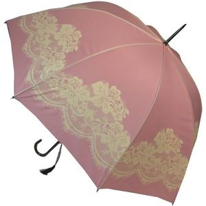 Blooming Brollies Dámský holový deštník Pink Vintage lace BCSVP obraz