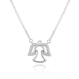 Beneto Stříbrný náhrdelník s andělíčkem AGS848/47 obraz