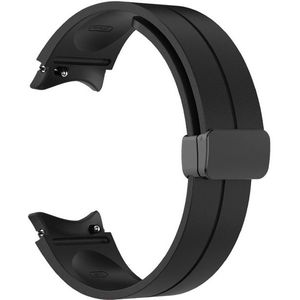 4wrist Silikonový řemínek s černou sponou pro Samsung Galaxy Watch 6/5/4 - Black obraz