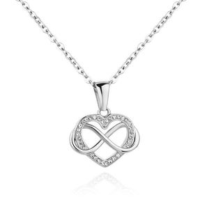 Troli Něžný ocelový náhrdelník Srdce VEDN0354S obraz