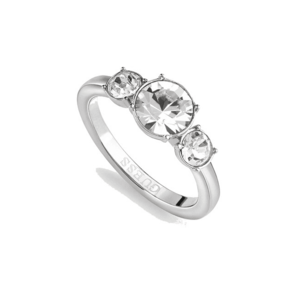 Guess Elegantní ocelový prsten se zirkony JUBR03178JWRH 54 mm obraz