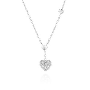 Troli Romantický ocelový náhrdelník s krystaly VSN028S obraz