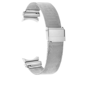 4wrist Milánský tah s klasickým zapínáním pro Samsung Galaxy Watch 6/5/4 - Silver obraz