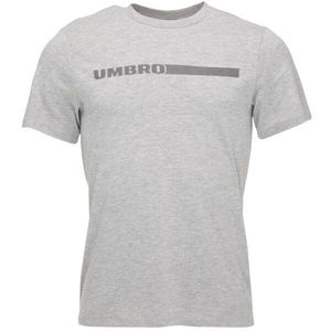 Umbro TEXTURED LOGO GRAPHIC TEE Pánské triko, šedá, velikost obraz