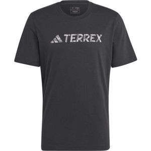 adidas TERREX CLASSIC LOGO T-SHIRT Pánské triko, černá, veľkosť XL obraz