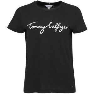 Tommy Hilfiger dámské černé tričko Tommy obraz