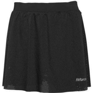Fitforce RENDA Dámská běžecká sukně 2 v 1, černá, velikost obraz