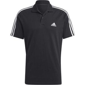 adidas ESSENTIALS POLO SHIRT Pánské polo tričko, černá, veľkosť S obraz