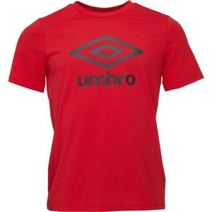 Umbro LARGE LOGO TEE ESSENTIALS Pánské triko, červená, velikost obraz