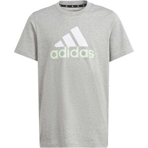 adidas BIG LOGO TEE Chlapecké tričko, šedá, veľkosť 128 obraz