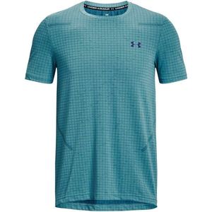 Under Armour SEAMLESS GRID Pánské tričko, tyrkysová, velikost obraz