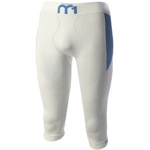 Mico 3/4 TIGHT PANTS M1 SKINTECH Pánské 3/4 termo kalhoty, bílá, velikost obraz