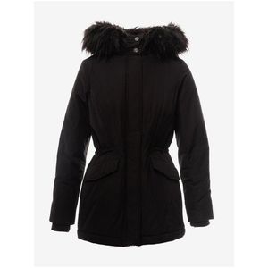 Černá dámská zimní bunda s umělým kožíškem GAS Nichelle obraz