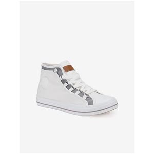 Bílé pánské sneakers boty Ombre Clothing T375 obraz