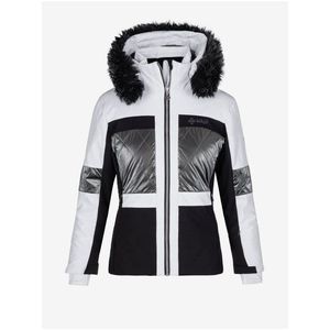 Bílo-černá dámská lyžařská zimní bunda Kilpi Elza-W obraz