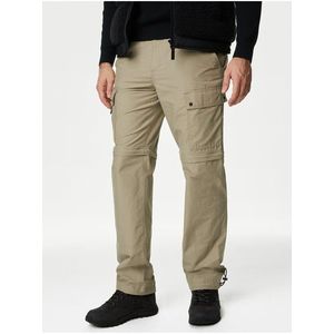 Béžové pánské outdoorové kalhoty s technologií Stormwear™ Marks & Spencer obraz