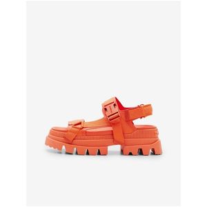 Oranžové dámské sandály na platformě Desigual Road obraz