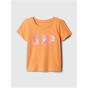 Oranžové holčičí tričko GAP obraz