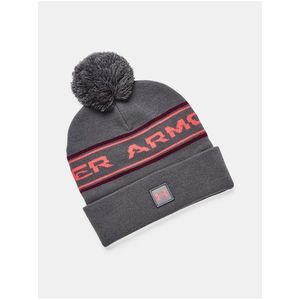 Šedá čepice Under Armour UA Men's Halftime Pom Beanie obraz