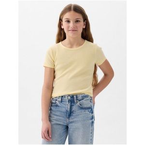 Žluté holčičí tričko GAP obraz