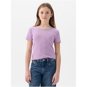 Světle fialové holčičí tričko GAP obraz