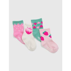 GAP Ponožky 4 páry dětské Růžová obraz