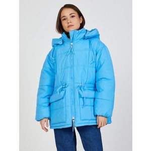 Dámská zimní bunda Barva: modrá, Velikost: M obraz