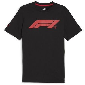Puma F1 ESSENTIALS LOGO TEE Pánské triko, černá, velikost obraz