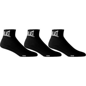Everlast QUARTER EVERLAST SOCKS Sportovní ponožky střední, černá, velikost obraz