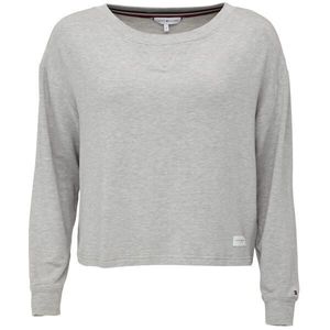Tommy Hilfiger LS TOP BOAT NECK Dámské tričko, šedá, velikost obraz