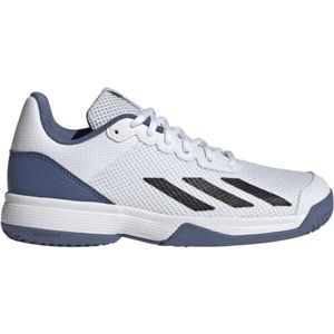 adidas COURTFLASH K Dětská tenisová obuv, bílá, velikost 36 2/3 obraz