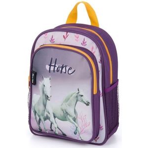 Oxybag KID BACKPACK HORSE Předškolní batoh, fialová, velikost obraz