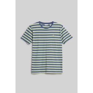 TRIČKO GANT STRIPED SHIELD T-SHIRT modrá 176 obraz