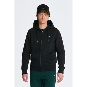 MIKINA GANT REG SHIELD FULL ZIP HOODIE černá 5XL obraz