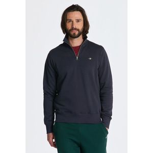 MIKINA GANT REG SHIELD HALF ZIP SWEAT modrá 4XL obraz