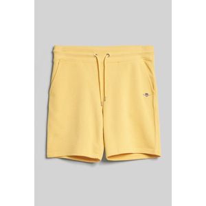 TEPLÁKOVÉ ŠORTKY GANT REG SHIELD SWEAT SHORTS DUSTY YELLOW obraz