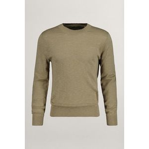 SVETR GANT COTTON LINEN C-NECK hnědá XXL obraz