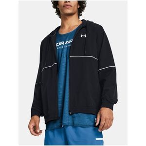 Černá sportovní bunda Under Armour UA Baseline Woven Jacket obraz