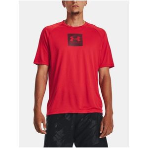 Červené sportovní tričko Under Armour UA Tech Prt Fill SS obraz