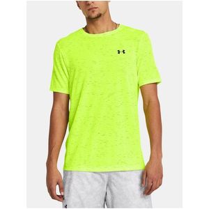 Neonově zelené sportovní tričko Under Armour UA Seamless Grid SS obraz