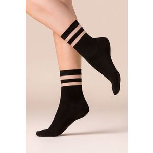 Černé silonkové ponožky Cami obraz
