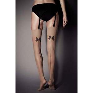 Tělové vzorované podvazkové punčochy Calze Lolita 15DEN obraz