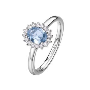 Brosway Elegantní stříbrný prsten Fancy Cloud Light Blue FCL74 54 mm obraz