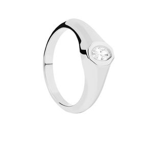 PDPAOLA Výrazný stříbrný prsten Karry Essentials AN02-A03 54 mm obraz