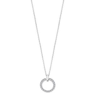 Lotus Silver Půvabný stříbrný náhrdelník s čirými zirkony LP3100-1/1 obraz