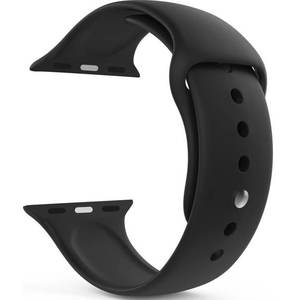 4wrist Silikonový řemínek pro Apple Watch - Černý 42/44/45/49 mm - S/M obraz