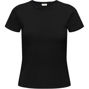 Jacqueline de Yong Dámské triko JDYSOLAR Regular Fit 15314449 Black L obraz