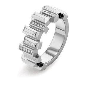 Calvin Klein Stylový ocelový prsten s krystaly Luster 35000322 54 mm obraz