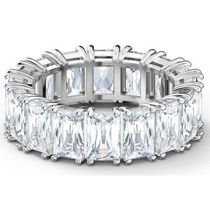 Swarovski Luxusní třpytivý prsten Vittore 5572699 60 mm obraz