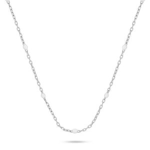 Brilio Silver Stříbrný náhrdelník s bílými kuličkami NCL112W obraz